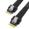 Slim SAS SFF-8654 4i转SFF-8654 4i效劳器内置传输线